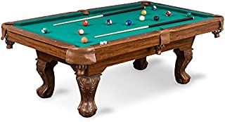 EastPoint Sports Masterton Billiard Pool Table 87 Inch - Scratch Resistant Top Rail, Built-in Durable Leg Levelers  perfect for family game room, adult rec room, basements, man cave, or garage