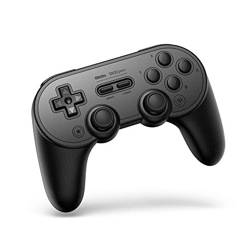 8Bitdo SN30 Pro+ Wireless Bluetooth Game Controller for Windows, macOS, Android, Steam, Nintendo Switch, Raspberry Pi (Black Edition)