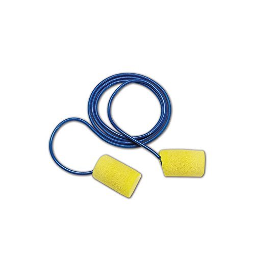 E-A-R by 3M 10080529110012 3M Ear 311-1101 Classic Regular Corded Disposable Foam Earplugs, Blue, One Size Fits All (Pack of 2000)