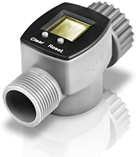 Digital Electronic Water Smart Flow Meter for Garden Hose Watering 3/4