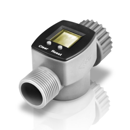 Digital Electronic Water Smart Flow Meter for Garden Hose Watering 3/4