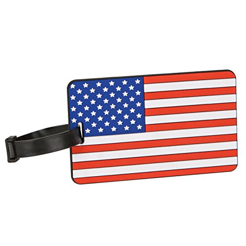 Travelon American Flag Luggage Tag One-Color, One-Color, One Size