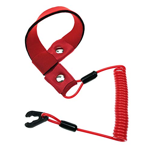 Start Stop Kill Safety Lanyard Fits for Yamaha Jet Ski WaveRunner WaveVenture WaveRaider WaveJammer WaveBlaster FX140 Replace EW2-68348-00-00, Handlebar Switch Key Floating Emergency Flameout Rope