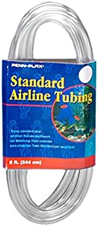 Penn Plax Airline Tubing for Aquariums Clear and Flexible Resists Kinking, 8 Feet Standard