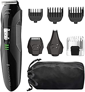 Remington PG6025 All-in-1 Lithium Powered Grooming Kit, Beard Trimmer (8 Pieces)