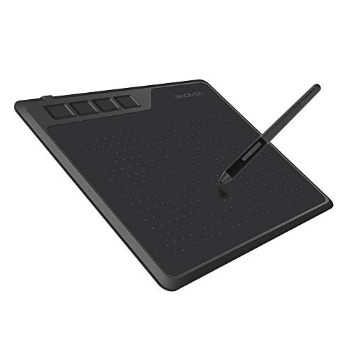 GAOMON S620 Graphics Tablet 6.5 x 4 Inches Pen Tablet with 4 Express Keys and Battery-Free Pen for Digital Drawing and Gaming on Windows&Mac OS & Android Device