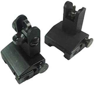 GBO MUDCAT Outdoors Heavy Duty Iron Flip Up/Fold Down Front & Rear Back up Sight Set