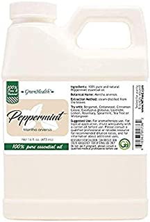 GreenHealth - Peppermint Essential Oil 100% Pure, Uncut, 16 fl oz