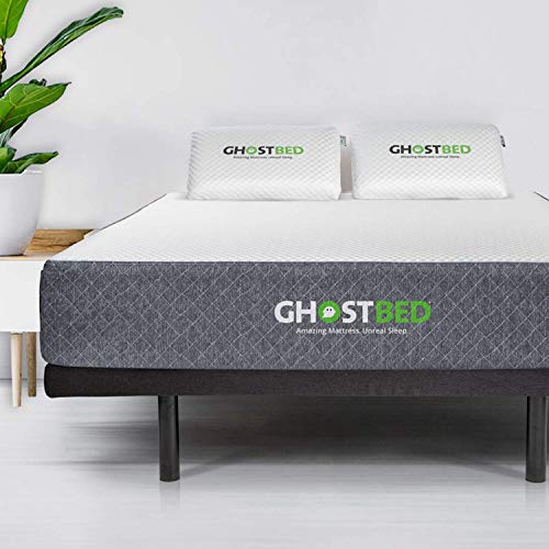 GhostBed Classic 11 Inch Cool Gel Memory Foam Mattress, Made in The USA, Cal King