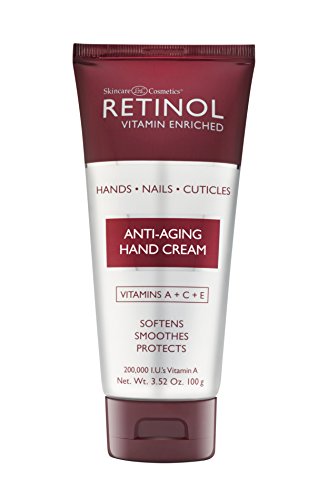 Retinol Anti-Aging Hand Cream  The Original Retinol Brand For Younger Looking Hands Rich, Velvety Hand Cream Conditions & Protects Skin, Nails & Cuticles  Vitamin A Minimizes Ages Effect on Skin