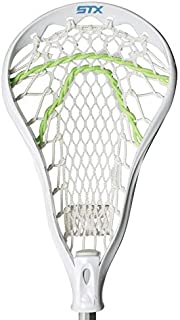 STX Lacrosse Youth Girls Lilly Complete Stick with Crux Mesh Pocket, White