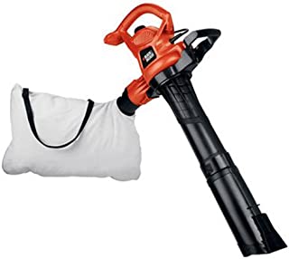 BLACK+DECKER 3-in-1 Electric Leaf Blower, Leaf Vacuum, Mulcher, 12-Amp (BV3600)