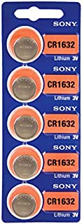 Sony CR1632 3 Volt Lithium Coin Cell Battery (5 Batteries)