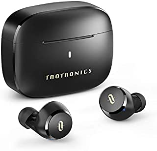 Wireless Earbuds, TaoTronics Bluetooth 5.0 Headphones Soundliberty 97 True Wireless Earphones in-Ear with mic CVC 8.0 Noise Cancelling AptX Stereo Bass Touch Control IPX8 Waterproof 9H Playtime