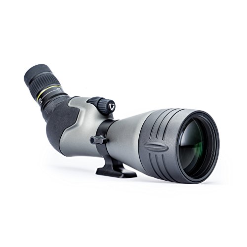 Vanguard Endeavor HD 82A Angled Eyepiece Spotting Scope, 20-60 x 82, ED Glass, Waterproof/Fogproof , Black and Gray