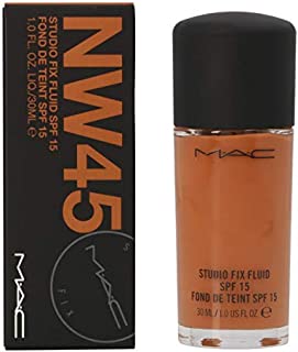 MAC - Studio Fix Fluid SPF5 - 30ml/, NW45, 1 Fl Oz