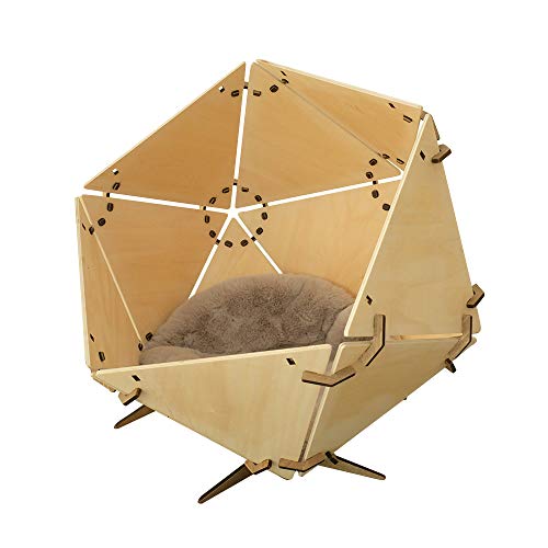 Dr.NONO Cat House for Indoor Cats,Modern Style Pet Cat Furniture,Pet House Condo Apartment