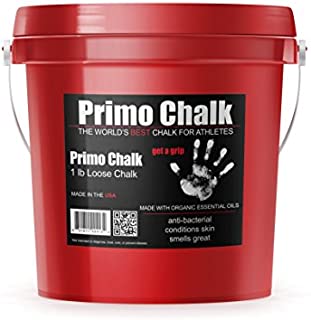 Primo Chalk Stop ruining Your Hands 1lb Bucket, The Way Climbing and Lifting Chalk Should be. Switch to Primo Gym Chalk and Experience The Difference for Yourself.