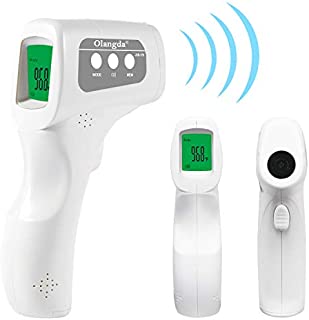 Thermometer for Adults Forehead, Digital Thermometer,Olangda No Touch Non-Contact Thermometer Forehead Thermometer, Instant Readings, for School and Office