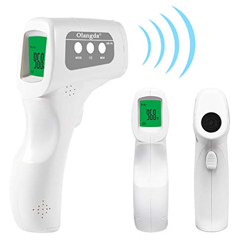 Thermometer for Adults Forehead, Digital Thermometer,Olangda No Touch Non-Contact Thermometer Forehead Thermometer, Instant Readings, for School and Office