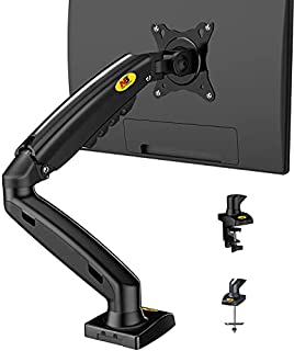 NB North Bayou Monitor Desk Mount Stand Full Motion Swivel Monitor Arm with Gas Spring for 17-30''Monitors(Within 4.4lbs to 19.8lbs) Computer Monitor Stand F80