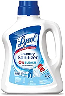 Lysol Laundry Sanitizer Additive, Bacteria-Causing Laundry Odor Eliminator, 0% Bleach Laundry Sanitizer, color, Multi 90 Fl Oz Crisp Linen