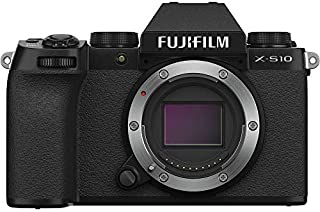 Fujifilm X-S10 Mirrorless Camera Body- Black, X-S10 Body- Black