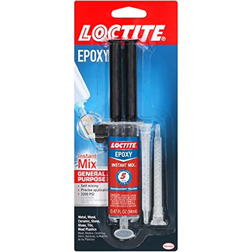 Loctite Epoxy Five Minute Instant Mix 0.47-Fluid Ounce Syringe (1365868)