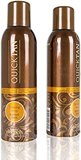 Body Drench Quick Tan Instant Self-Tanner/Bronzing Spray - Medium/Dark, 6 Fl Oz (2 pack)