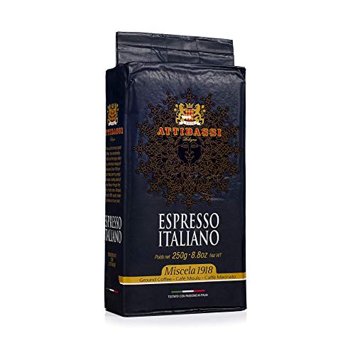 Attibassi Espresso Italiano Medium Roast Premium Ground Coffee 8.8 oz. - Pack of 1