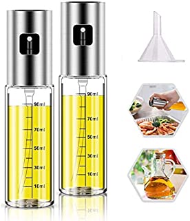 Oil Sprayer, 100ml Oil Spray for Cooking, Spray Bottle Olive Oil Sparyer Mister for Cooking, BBQ, Salad, Baking, Roasting, Grilling