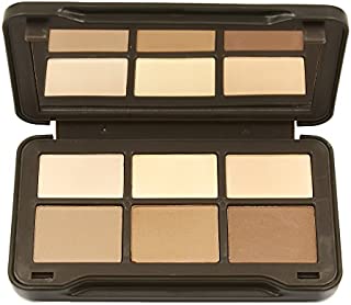 BYS On-The-Go Contour Powder Palette, Six Shades with Mirror