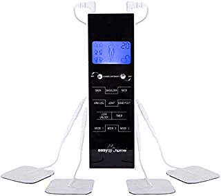 TENS Unit Muscle Stimulator, Easy@Home Electronic Pulse Massager,EMS TENS Machine,Pain Relief therapy Pain Management Device,Backlit LCD Display, OTC Home Use - FSA Eligible Handheld , EHE010