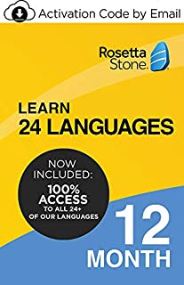 Rosetta Stone Learn Unlimited Languages|12 Months - Learn 24 Languages| PC/Mac/iOS/Android Download