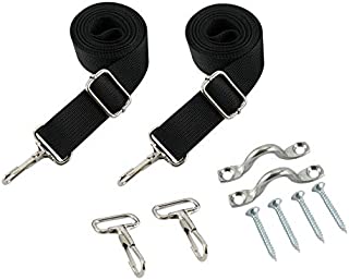 Sparkfire 2Pcs Adjustable Bimini Top Straps with Loops + Snap Hooks + Eye Straps 28