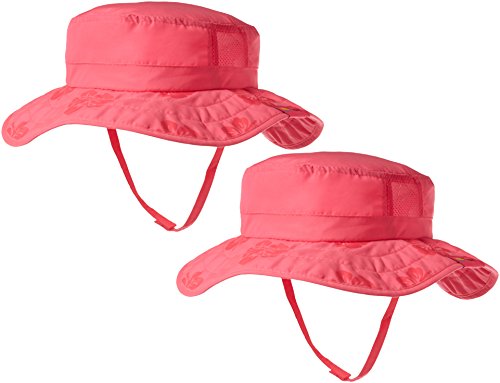 2pk Kids Safari Hat Sun Protective Zone UPF 50+ Child Block UV Rays Shade 938151 Pink Girls