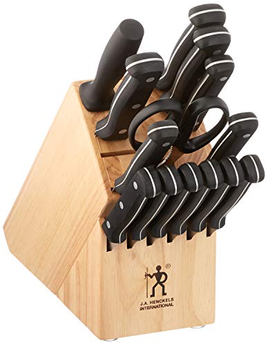 HENCKELS Fine Edge Pro Knife block set, 15-pc, Stainless steel