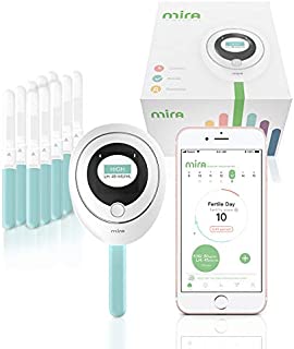 Mira Fertility Tracking Monitor Kit with 10 Ovulation Test Wands and Connected App, Patented Smart System Predicts Ovulation with Actual LH Hormone Concentrations