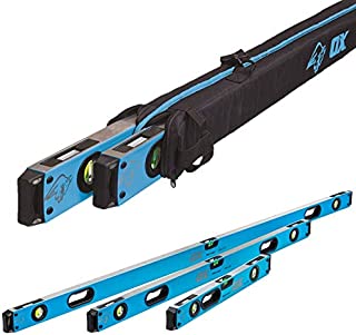 OX TOOLS Pro Series Level Bundle - 24-Inch, 48-Inch, 72-Inch Levels & a Free Pro Level Bag