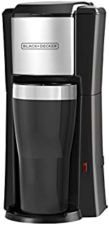 BLACK+DECKER Single Serve Coffeemaker, Black, CM618