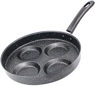 Egg Frying Pan, 4-Cups Non Stick Aluminium Alloy Fried Egg Cooker, Swedish Pancake, Plett, Crepe Pan for Gas Stove