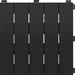 Multy Industries Multy Home MT5100057 6-Pack Deck and Balcony Tile, 12 by 12-Inch, Slate