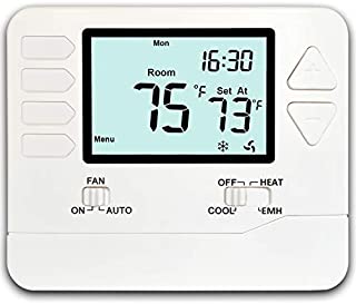 Heagstat H721 Non-Programmable Heat Pump Thermostat, 2 Heat/1 Cool, with 4.5 sq. Inch Display