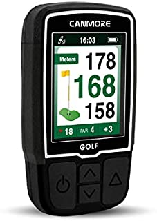 CANMORE Handheld Golf GPS HG200 - Water Resistant Full-Color 2-Inch Display with 38,000+ Essential Golf Course Data and Score Sheet - Free Courses Worldwide and Growing - 1-Year Warranty (Black)