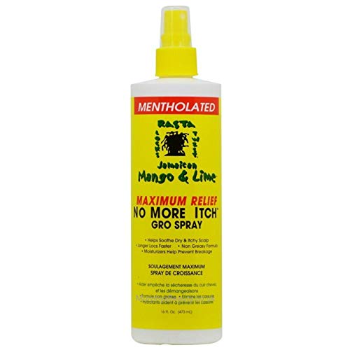 Jamaican Mango No More Itch Gro Spray, Maximum, 16 oz