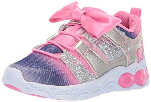 Stride Rite Girl's Katie Light-Up Mesh Athletic Sneaker, Pink, 12.5 W US Little Kid