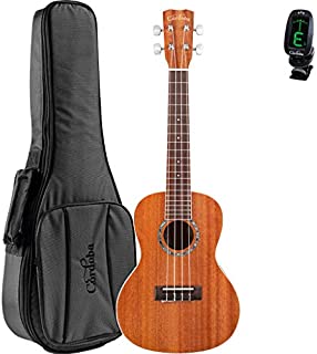 Cordoba 15CM Acoustic Concert Ukulele with Deluxe Concert Gig Bag and Cordoba Tuner