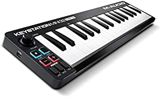 M Audio Keystation Mini 32 MK3 | Ultra Portable Mini USB MIDI Keyboard Controller With ProTools First | M Audio Edition and Xpand 2 by AIR Music Tech