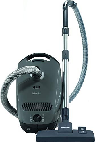 Miele Grey Classic C1 Pure Suction Canister Vacuum Cleaner, Graphite