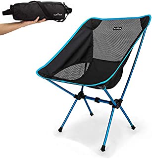 Sunyear Lightweight and Foldable Camp Chair, Portable, Breathable and Comfortable, Perfect for Hiking/Fishing/The Park/Sport